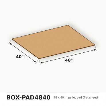 48 x 40 in. ECT 32 Pallet Pad - Per Pad, Sold in Bundles of 25