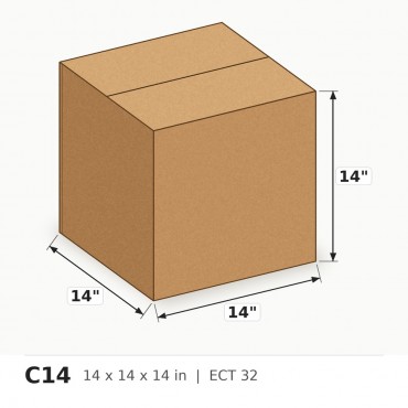 Box 14 x 14 x 14 - Per Box, Sold in Bundles of 25