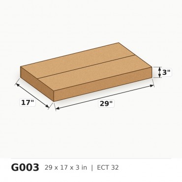 Box 29 X 17 X 3 - Per Box, Sold in Bundles of 25