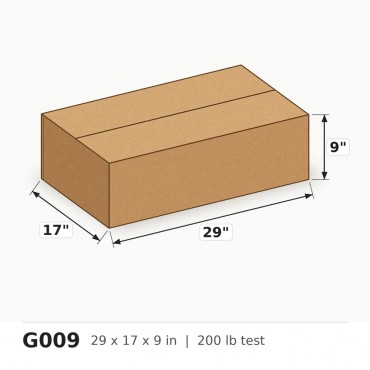 Box 29 X 17 X 9 - Per Box, Sold in Bundles of 15