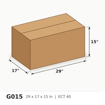 Box 29 X 17 X 15 - Per Box, Sold in Bundles of 15