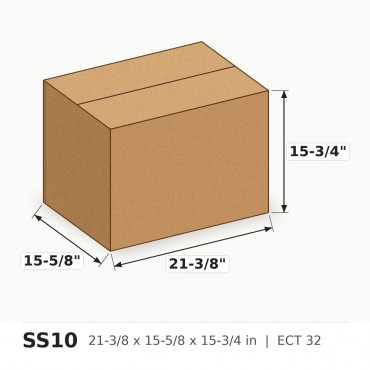 Box 21 3/8 X 15 5/8 X 15 3/4 - Per Box, Sold in Bundles of 25