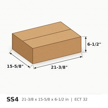 Box 21 3/8 X 15 5/8 X 6 1/2 - Per Box, Sold in Bundles of 25