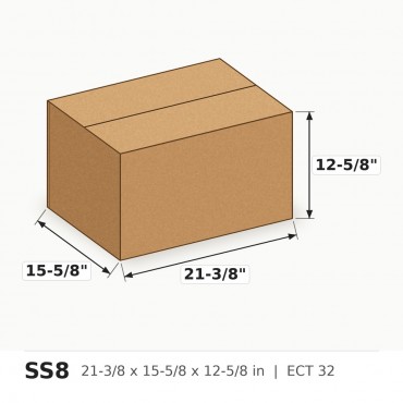 Box 21 3/8 X 15 5/8 X 12 5/8 - Per Box, Sold in Bundles of 25