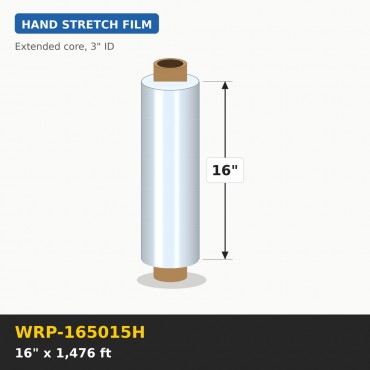 Stretch Wrap 1476 feet x 16 inch (100 in pallet)