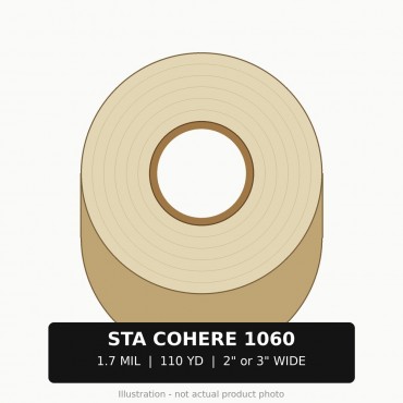 STA Cohere 1060 Packing Tape 1.7 Mil, 110 yd - Case (36 rolls of 2 in. or 24 rolls of 3 in.)