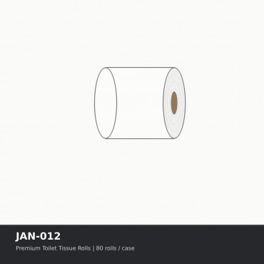Premium Toilet Tissue Rolls - Case of 80 rolls