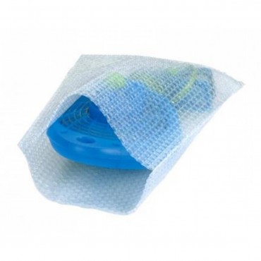 Pack of 1100 4 x 7 1/2 Clear Top Pack Supply Self-Seal Bubble Pouches 