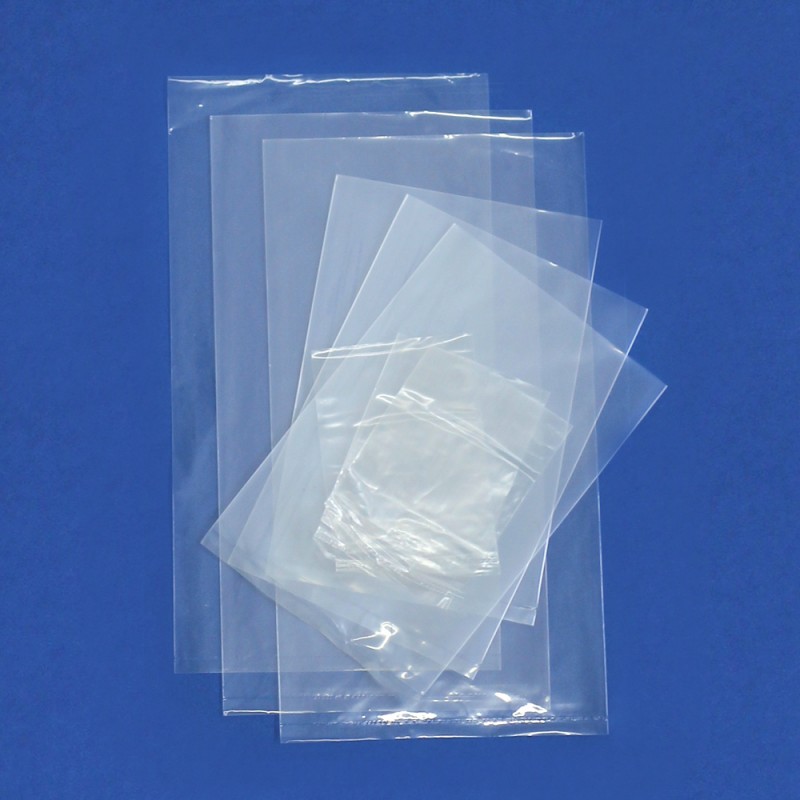 M02908 MMOREZMORE 100 Ziplock Bags 5x7 Clear Plastic Zip Lock Bag 5 x 7 5  x