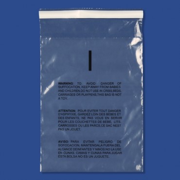 Self Seal Warning Bag	6x9" 3LW w/ Adhesive Seal