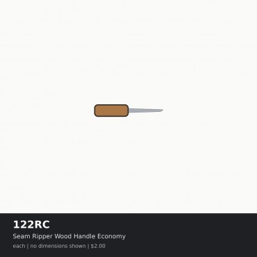 Seam Ripper Wood Handle Economy - Each