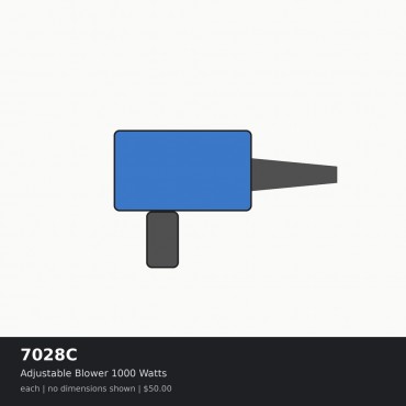 Adjustable Blower 1000 Watts - Each
