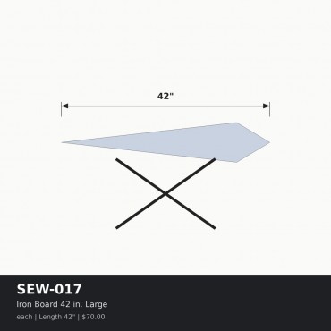 Iron Board 42 in. Large - Each