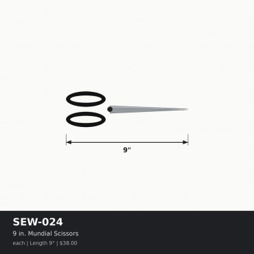 9 in. Mundial Scissors - Each