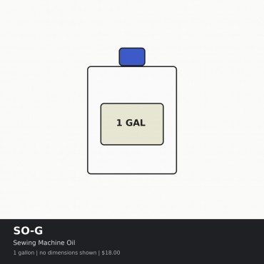 Sewing Machine Oil - 1 gallon